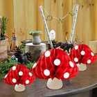 Birthday Party Supplies Paper Honeycomb Decorations Mushroom Ornament