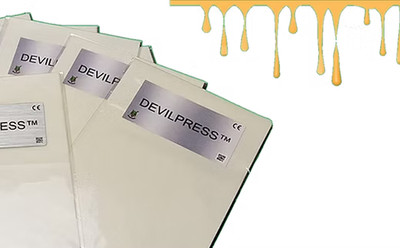 Devil Press vorgeschnittenes Backpapier für reine Extrakte 50 Blatt