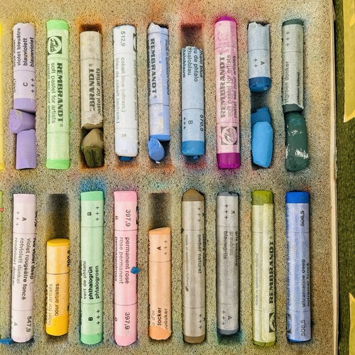 Vintage Rembrandt 60 Soft Pastels For Artists Royal Talens Holland Used - Bild 6 von 20