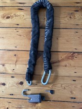 Candado Squire Immense SS50C, con cadena. Cerradura seguridad moto 1,2m largo