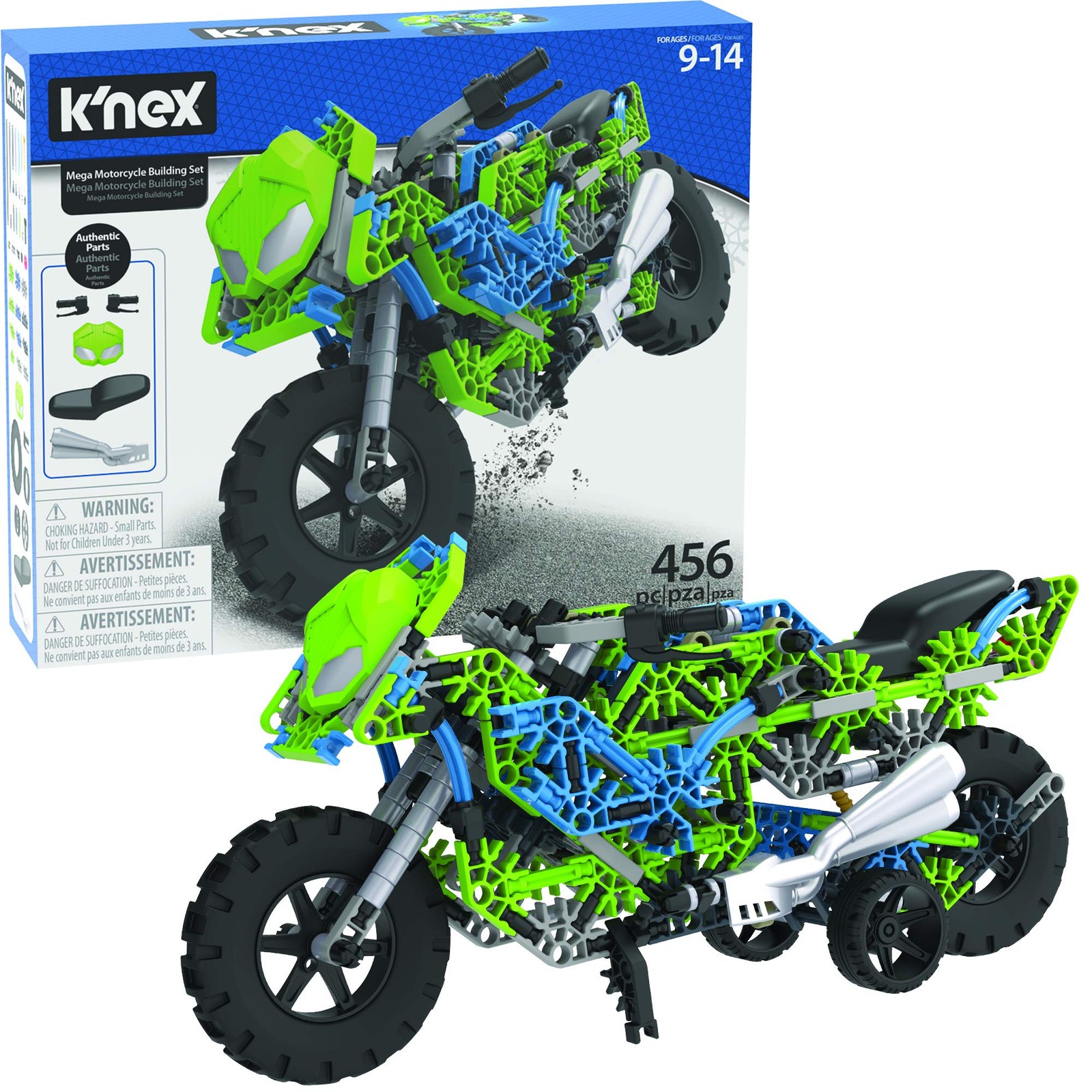Конструкторы KNEX Mega Motorcycle для детей от 9 лет