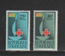 TOGO #452-453 1963 INT L RED CROSS MINT VF NH O.G