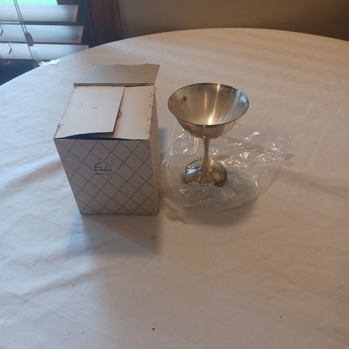 Vintage Salem versilberter Weinkelch