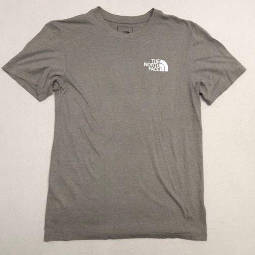 The North Face Casual Short Sleeve Crew Neck Graphic T-Shirt Mens Size S Gray - Picture 2 of 9