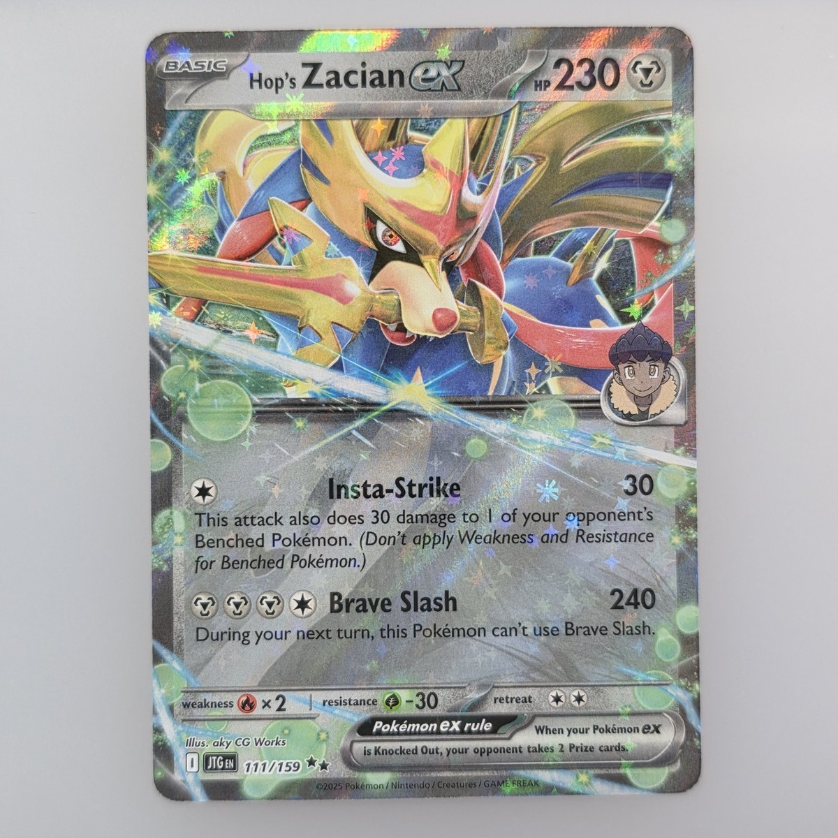 Hop's Zacian ex 111/159 Sv09: Journey Together Holo | eBay