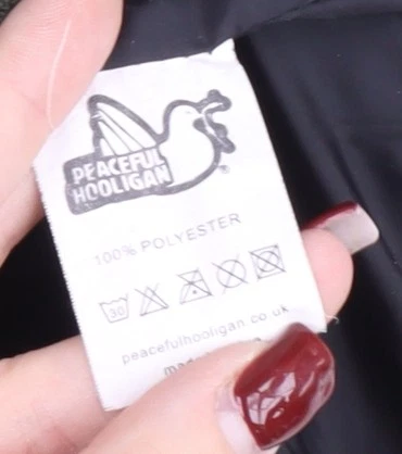 Peaceful Hooligan Bomberjacke Herren grün gesteppt L - Bild 4 von 4