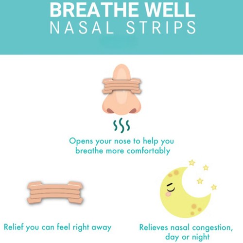 Breathe Well for Kids Nasal Strips Snore Relief Gentle for Children (5 x 12's) - Picture 5 of 10
