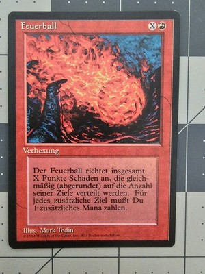 MTG   Revised Edition   Fireball   Vintage Legacy   German  