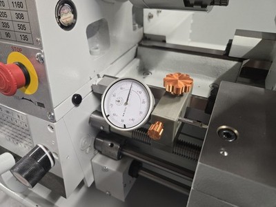 Sharp 1340 VS  Lathe carriage Dial Indicator Holder! (3dPrinted)