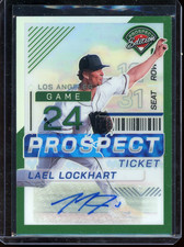 2024 Panini Prospect Ticket #167 Lael Lockhart Green Silver Signatures Holo