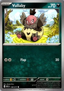 Vullaby 138/217 Ascended Heroes Common Pokemon TCG