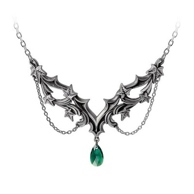 Gothic Baroque Anhänger Neo Viktorianisch Art Deco Nouveau Collier ALCHEMY P976