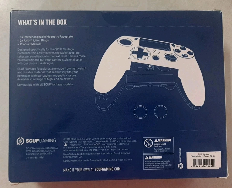 SCUF Vantage Controller Faceplate - Rose Gold - PS4 Playstation 4 - New Sealed - Image 2 of 2