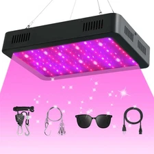 LED Grow Light 1500W, Full Spectrum Plant Light with Daisy Chain, Grow Lights...