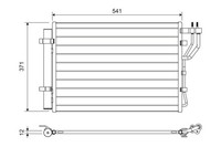 Kondensator Klimaanlage Valeo 822582 Aluminium FüR Hyundai Ix20 JC LPG KIA Venga