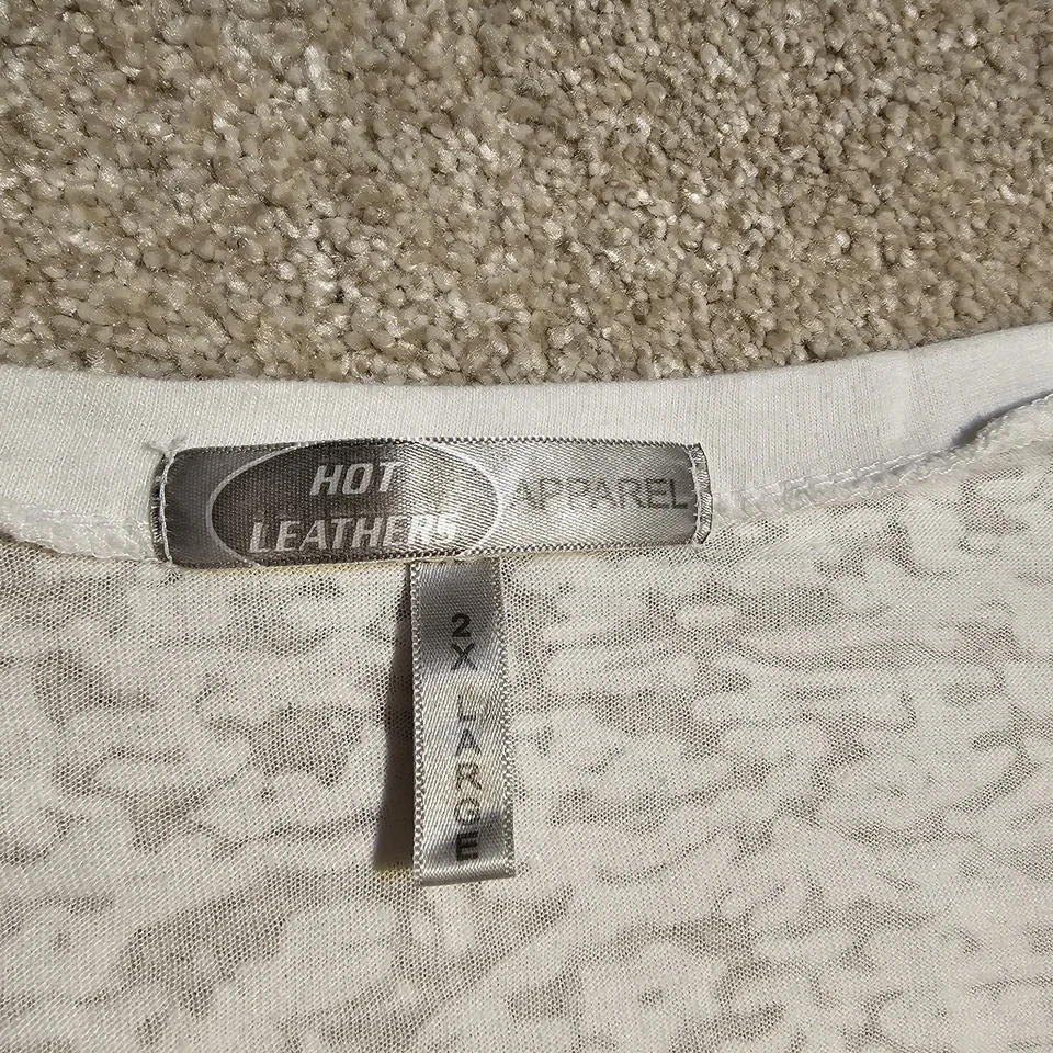 Vintage Y2k Asphalt Angel See Thru  Size M Biker T-shirt Grunge 2000s Harley Emo - Image 3 of 4