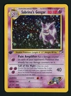 Sabrina's Gengar MP 14/132 🌀 SWIRL - 1st Edition Holo Gym Heroes 🏝️ Pokemon