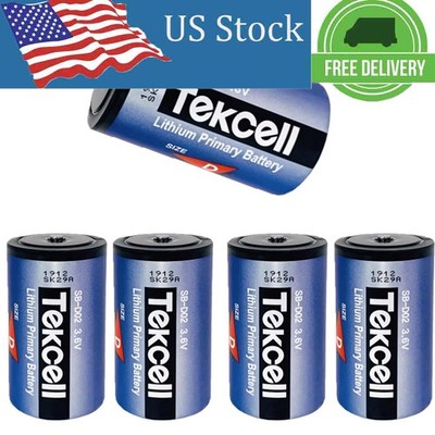 5PCS for TeKcell SB-D02 3.6V 19000MAH D Li-ion Battery Non-rechargeable