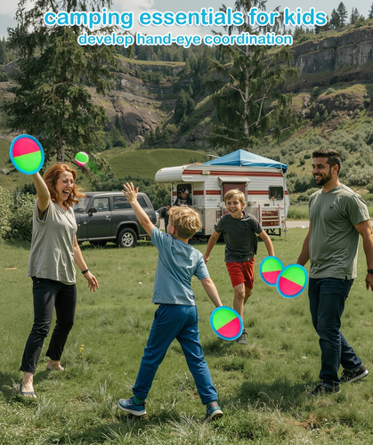 Kids Toys Toss and Catch Game Set Yard Camping Outdoor Games for Kids Ages 2-4 4 - Picture 4 of 12