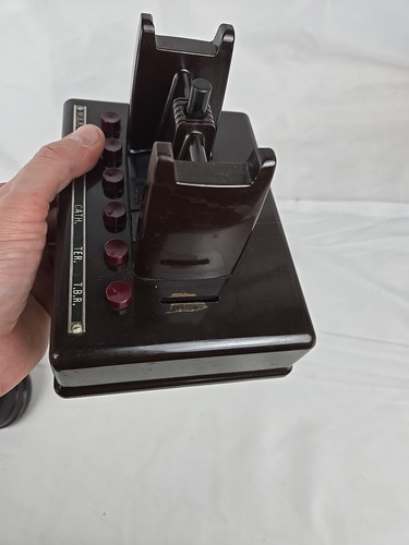Seltenes Diktiergerät Telefon Sprechanlage Umspannwerk Vintage Art Deco "Dictograph" - Bild 14 von 21