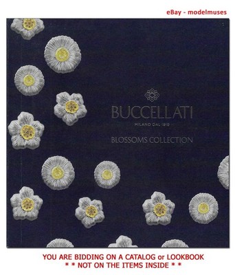 BUCCELLATI Luxury Jewelry Hardcover CATALOG Blossoms Collection 2017 - 36 Pages