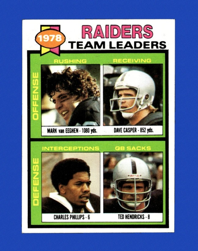 1979 Topps Set-Break #169 Raiders TL/Ted Hendricks NR-MINT *GMCARDS*