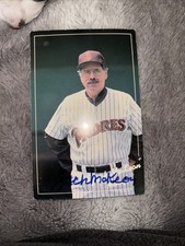 Jack McKeon San Diego Padres Manager Signed Autographed Photo Postcard. Baseball