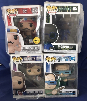 Restposten x 4 Funko Pop! Gemischte Marvel Matrix 870 - 562 - 1174 - 43 - PORTOFREI