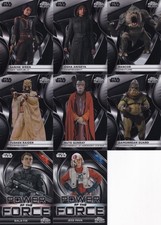 8 CARD 2025 TOPPS CHROME BLACK STAR WARS LOT.