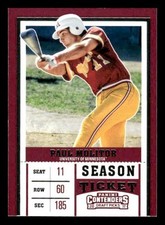 2017 Panini Contenders Draft Picks #18b Paul Molitor Minnesota Golden Gophers