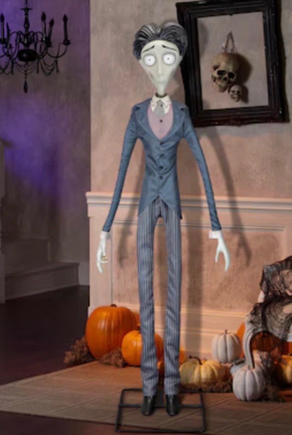 Warner Brothers 6 pies Cadáver Novia Victor Movimiento Activado Animatronic CAJA SELLADA