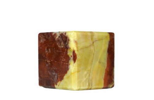 55MM | Red Brecciated Jasper Quartz  Stone Healing Charged Metaphysical CUBE - Picture 3 of 9