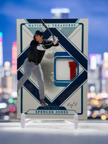 2025 Panini National Treasures - Treasured Threads Spencer Jones #TT-SJ - 1/1