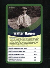 Walter Hagen Greatest Golfers UK Golf Game Playing Card