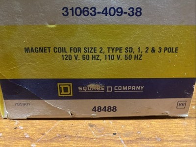 3106340938 Square D 31063-409-38 Coil 120V 60Hz 110V 60Hz 