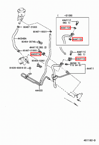 Genuine Crown JZS153 JZS151 JZS141 JKS175 3.0 2.5 Pressure Feed Hose Tube Gasket - Bild 9 von 20