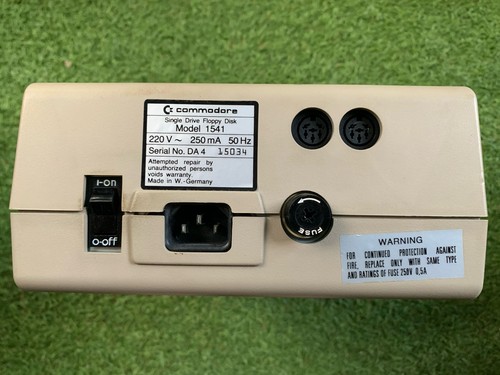 Commodore 1541 Floppy Laufwerk Drive GETESTET - Afbeelding 4 van 5