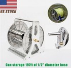 Garden Hose Reel Rack Freestanding Water Basket Outdoor Hose Holder Stand