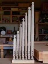 Rolling Pin / Dough Roller / Mattarello with Two Handles - Length 100cm