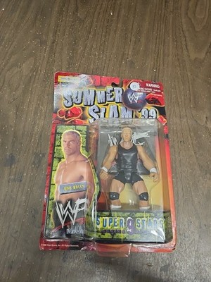 Summer Slam 99 Bob Holly Super 9 Stars Series WWF Action Figure JAKKS Pacific