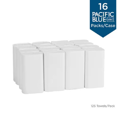 Pacific Blue Select Premium Multi-Fold 2-Ply Paper Towels (125-Towels per Pack 1