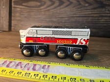 Maxim Wooden GRAY Diesel Engine Train Fits BRIO Imaginarium Thomas The Train