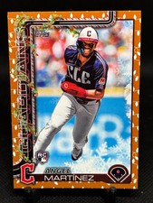 Angel Martinez 2025 Topps Holiday RC Gold Holiday Lights #H82 Guardians