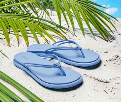 Olukai Paki Women's Flip Flops, Cloud Blue/Cloud Blue Size 8