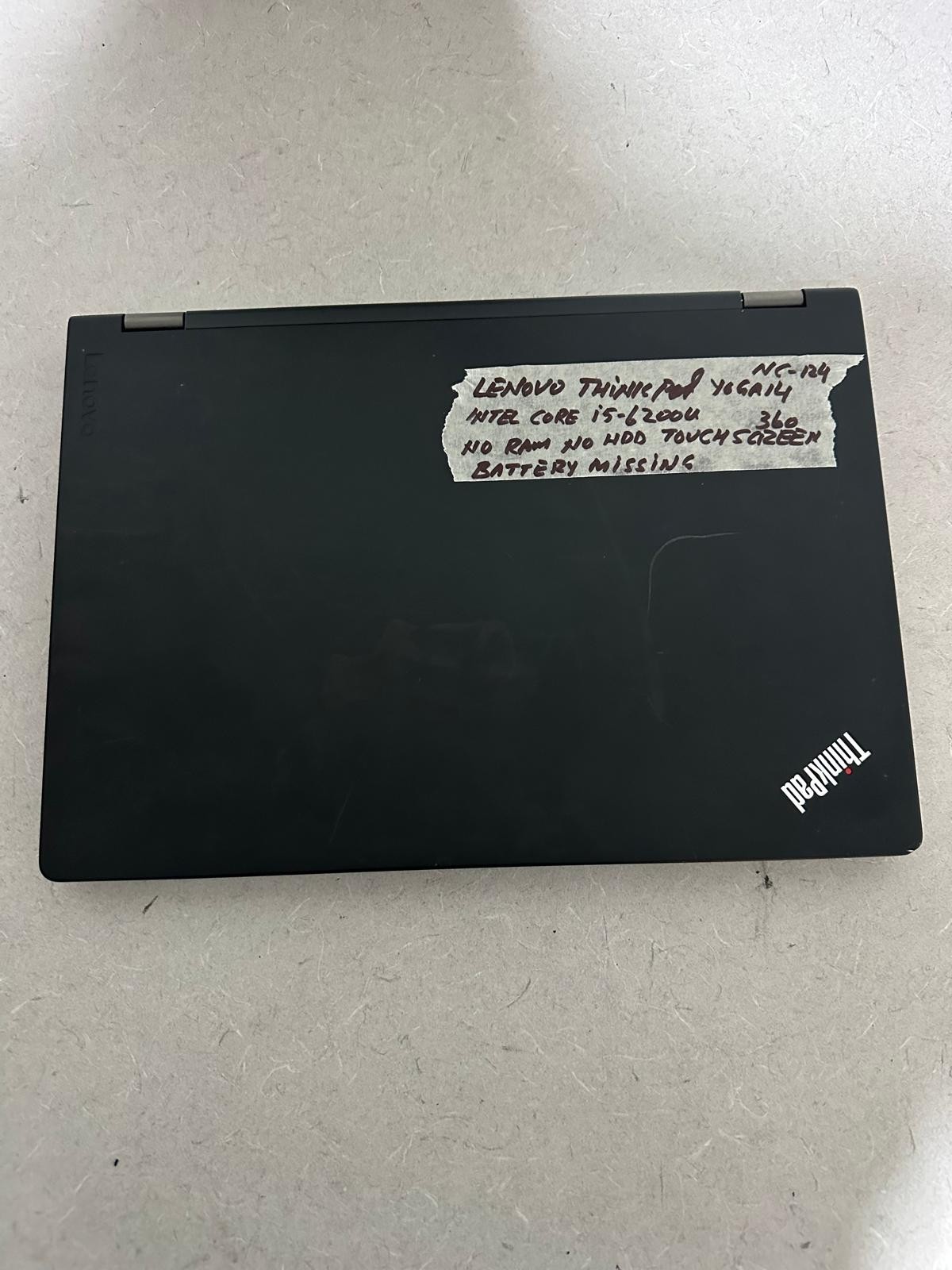 Lenovo ThinkPad Yoga 14 Intel Core i5-6200U Touchscreen 360 - No RAM / No HDD