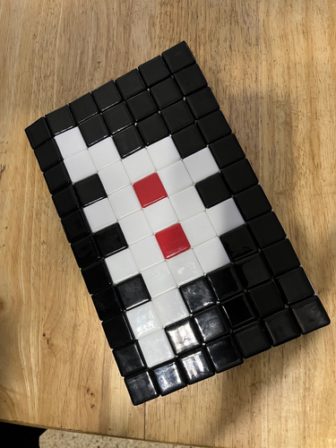 Space Invader Mosaic Handmade Replica - Picture 3 of 5