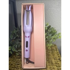 Automatic Hair Curler Wand Lavender Cordless Rotating Curling Iron