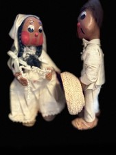 Vintage Mexican Folk Art Dolls - Cloth Doll Vintage Mexico Souvenir Folk Art