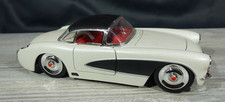 Jada Toys 1957 Chevrolet Corvette Blackwhite 124 Jada Toys 1957 Chevrolet Corvette Blackwhite 124