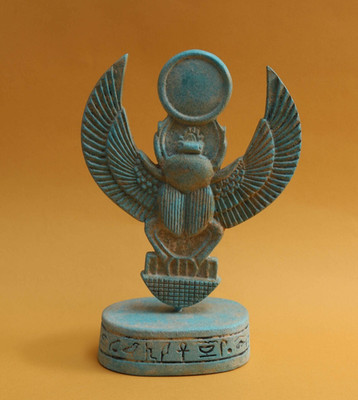 Authentic Ancient Egyptian Antique of God winged Scarab Figurine Egyptian BC